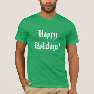 T-shirt Happy Holidays vêtements personnalisés