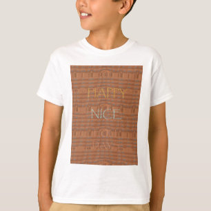 T-shirt Happy Holidays Zebra Art Print