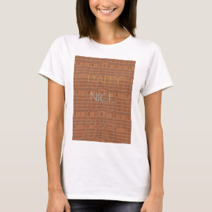 T-shirt Happy Holidays Zebra Art Print