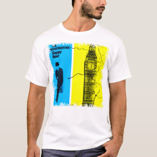 T-shirt Happy Hour en détresse
