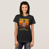 T-shirt Happy Howl O Ween German Shepherd (Devant entier)
