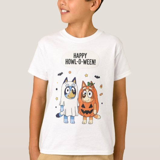 T-shirt Happy Howl-o-Ween Tee (Devant)