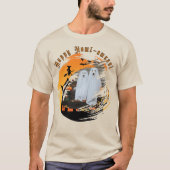 T-shirt Happy Howl-oween chien animal de compagnie Hallowe (Devant)