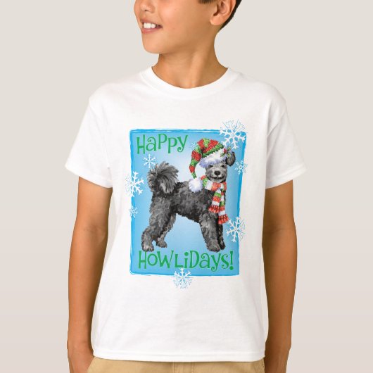 T-shirt Happy Howliday Pumi (Devant)
