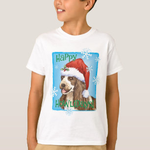 T-shirt Happy Howlidays English Cocker Spaniel