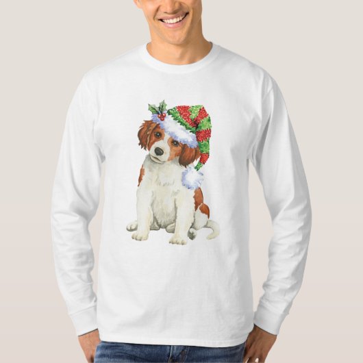 T-shirt Happy Howlidays Kooikerhondje (Devant)