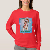 T-shirt Happy Howlidays Smooth Collie (Devant)