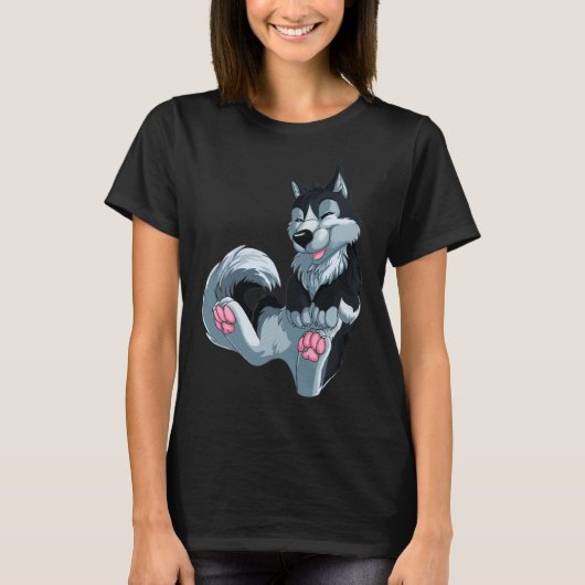 T-shirt Happy Husky (Devant)