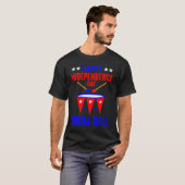 T-shirt Happy Independence Day Drum Roll Independence Day (Devant entier)