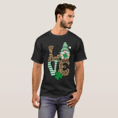 T-shirt Happy Jour de la Saint Patrick Gnome Graphic LOVE (Devant entier)