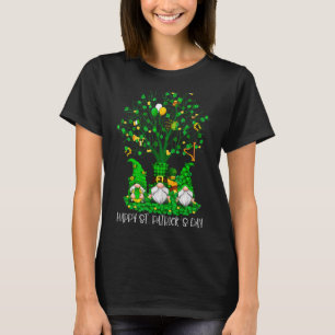 T-shirt Happy Jour de la Saint Patrick Gnomes Leopard Iris