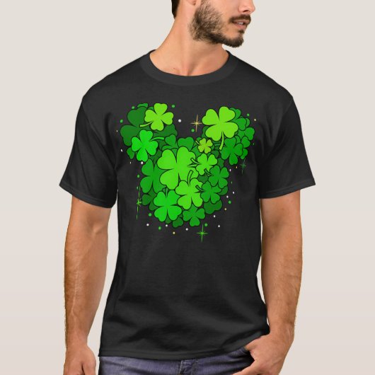 T-shirt Happy Jour de la Saint Patrick Mickeymouse (Devant)