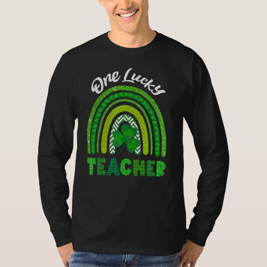 T-shirt Happy Jour de la Saint Patrick mignon Un Professeu (Devant)