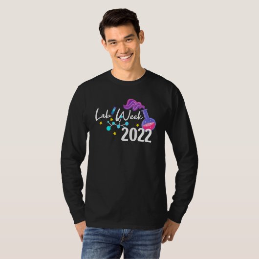 T-shirt Happy Lab Week 2022 Technicien de laboratoire 2022 (Devant entier)