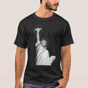 T-shirt Happy Labour Day Statue of Liberty Labour Day Top