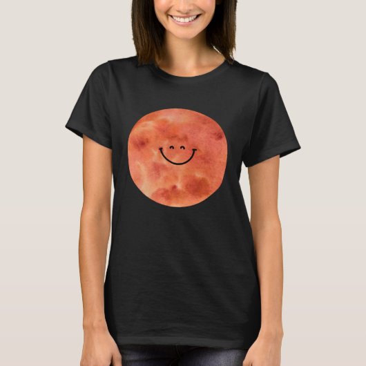 T-shirt Happy Mars Planet  Cute  Astronomy (Devant)