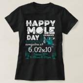 T-shirt Happy Mole Day on 23rd Oct Funny Chemistry Lover (Design devant)