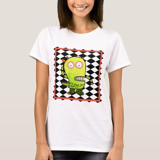 T-Shirt HAPPY MONSTER VOGUE PLUS DÉBARDEUR AVEC NO (Devant)