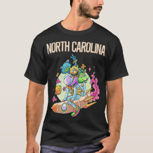 T-shirt Happy Monsters - Caroline du Nord
