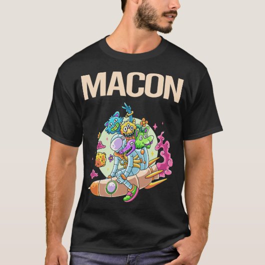 T-shirt Happy Monsters - Macon (Devant)