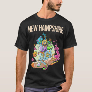 T-shirt Happy Monsters - New Hampshire