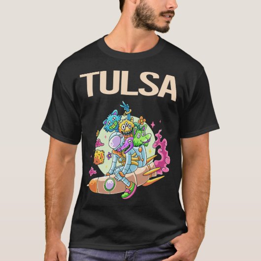 T-shirt Happy Monsters - Tulsa (Devant)
