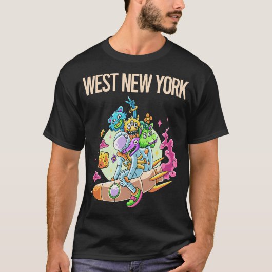 T-shirt Happy Monsters - West New York (Devant)