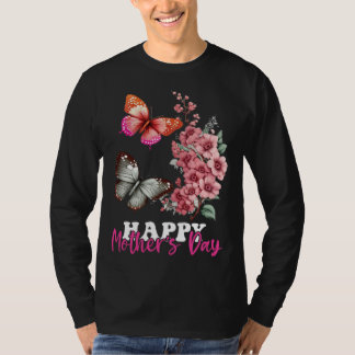 T-shirt Happy Mother s Day 2023 Mothers Day Butterfly Mom 