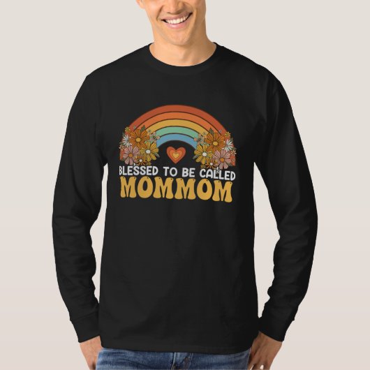 T-shirt Happy Mothers Day Blessed To Be Called Mommom Rain (Devant)