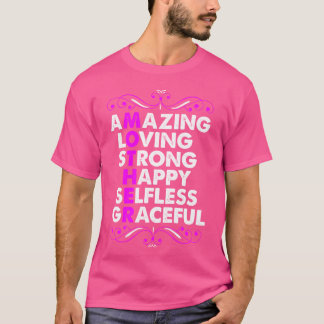 T-shirt Happy Mothers Dayshirt amis