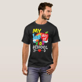 T-shirt Happy My First Day Of High Back To School Kid Stud (Devant entier)