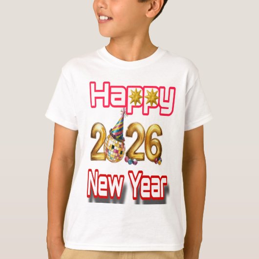 T-shirt Happy New year  (Devant)