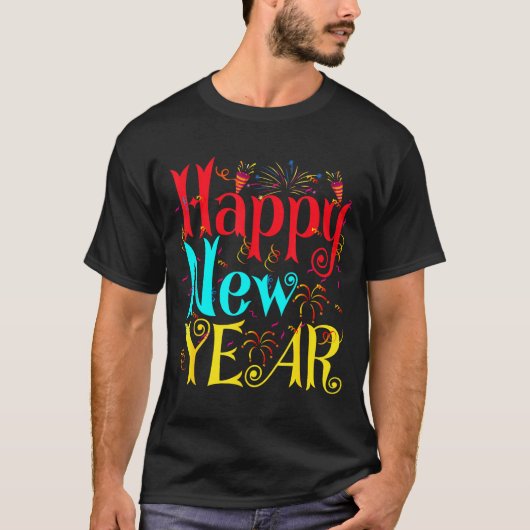 T-shirt Happy New Year 2026 And Merry Christmas New Year E (Devant)