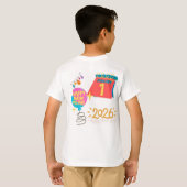 T-shirt “Happy New Year 2026 Celebration” (Dos entier)