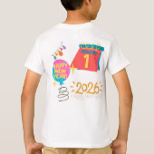 T-shirt “Happy New Year 2026 Celebration” (Dos)