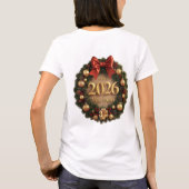 T-shirt happy new year 2026 classic holiday  (Dos)