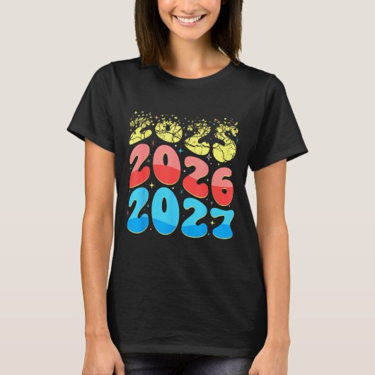 T-shirt Happy New Year 2026 Coming Soon 2027 Funny 67 Meme (Devant)