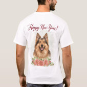 T-shirt Happy New Year 2026 Dog Lover (Dos)