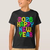 T-shirt Happy New Year 2026 Family Celebration New Years E (Devant)