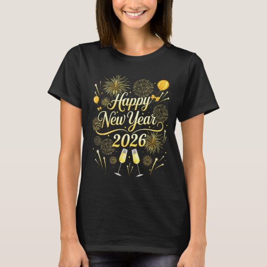 T-shirt Happy New Year 2026 Funny New Years Eve Party Men (Devant)