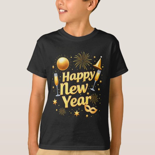 T-shirt Happy New Year 2026 New Years Eve Party Countdown (Devant)