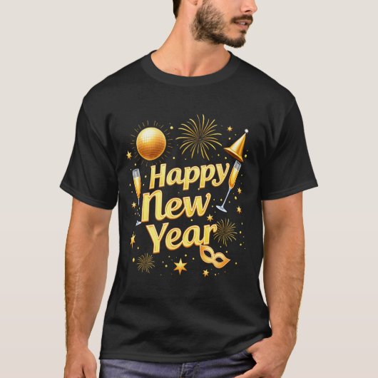 T-shirt Happy New Year 2026 New Years Eve Party Countdown (Devant)