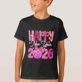 T-shirt Happy New Year 2026 Preppy New Years Nk Coquette B (Devant)