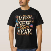 T-shirt Happy New Year Festive Graphic (Devant)