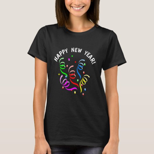 T-shirt Happy New Year New Years Eve Party (Devant)