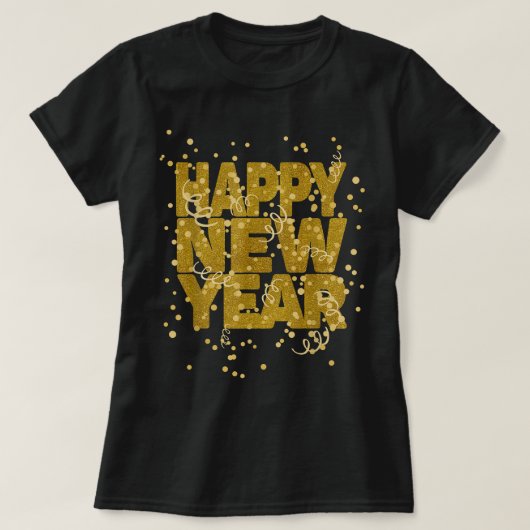T-shirt Happy New Year NYE Party (Design devant)