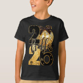 T-shirt Happy New Year Party 2026 Ballon Family Matching M (Devant)