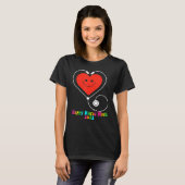 T-shirt Happy Nurse Week 2023 Smiling Heart Groovy Style 1 (Devant entier)