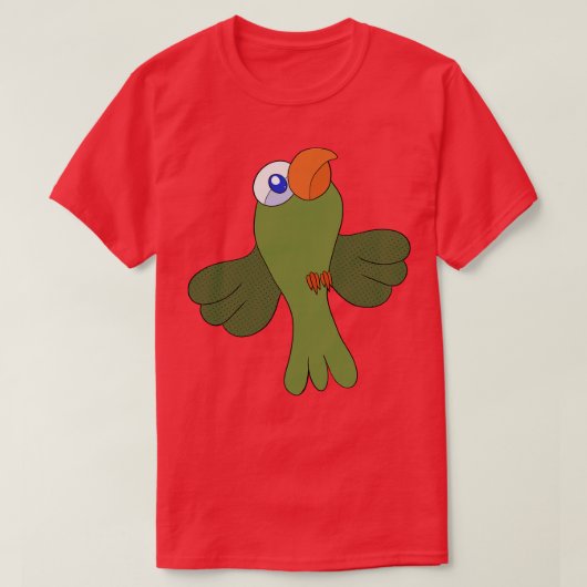 T-shirt Happy Parrot (Design devant)