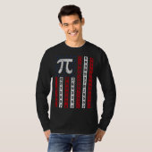 T-shirt Happy Pi Day American Flag Kids Math Teacher Stude (Devant entier)